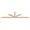 Ekena Millwork Richland Smooth Timber Gable Bracket, Douglas Fir, 72"W x 21"H x 1 1/2"D x 3 1/2"F, 7/12 Pitch GBW072X21X0204RIC00SDF - alternate 2